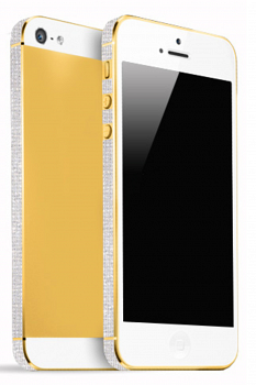 iPhone 5 Gold Diamond 16Gb White
