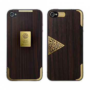 Наклейка для iPhone 4/4S SGP Skin Guard Set Metal Camagon