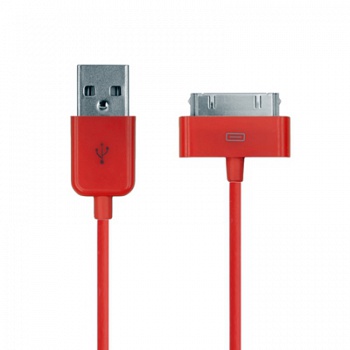 USB кабель для iPad/iPhone/iPod Red