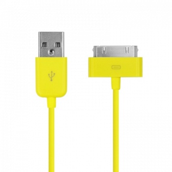 USB кабель для iPad/iPhone/iPod Yellow